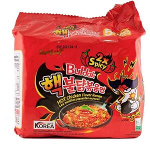 Samyang Instant Noodles Super Strong 2x Krydret 700g / 140gx5pose Buldak Sam Yang Koreansk