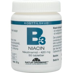 Natur Drogeriet B3 Niacin 420 mg 50 Pieces