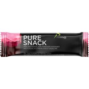 Purepower Pure Snack - Hindbær 40 G - Energy Snack