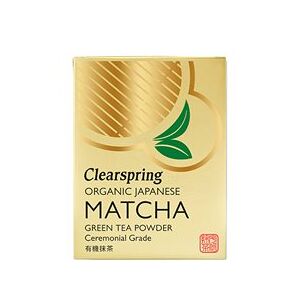 Clearspring Matcha grøn te pulver Ø 30g. (Gul)