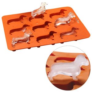 Isterningbakke Gravhund Hundeformede silikoneforme