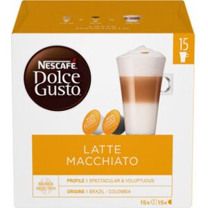 Dolce Gusto Nescafe  Latte Macchiato, 15+15 Kapsler, 343,5g