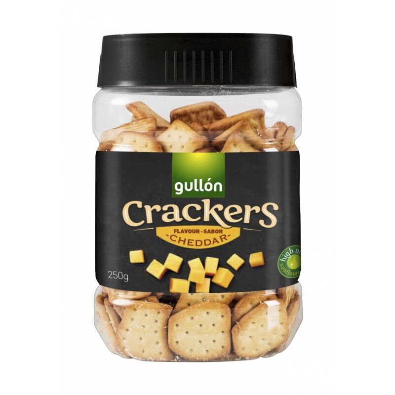 Crackers Cheddar Ost 250 g Snack