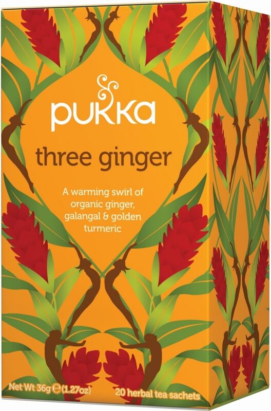 Three Ginger Tea &Oslash;ko 20 breve The