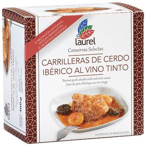 Conservas Laurel Carrillera de Ibérico al Vino tinto 400g