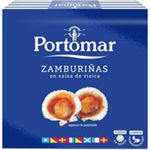 Portomar Zamburiñas Rías Gallegas en salsa de vieira 60 g