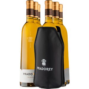 Pack Pradorey Blanco 2021 (x6) con Manga Enfriadora Negra