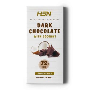 HSN Tableta chocolate negro con coco sin azúcar - 100g