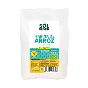 Sol Natural Harina De Arroz Integral Sin Gluten Bio 500g