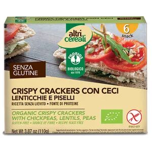 Altricereali Crispy Crakers Legumbres Sin Gluten Bio 110g