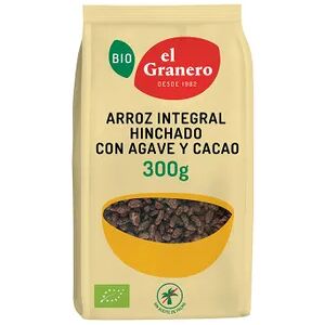 El Granero Integral Arroz Integral Hinchado Con Agave Y Cacao Bio 300g