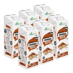 Soria Natural Pack Bebida Avena Chocolate Bio 6 Uds 1 L