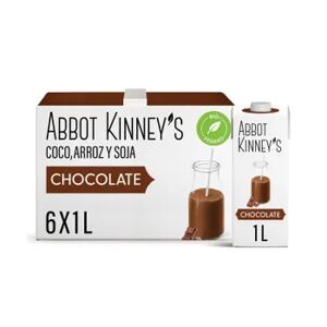 Abbot Kinneys Bebida Vegetal Chocolate Coco Soja Y Arroz Bio 6 Uds 1 L