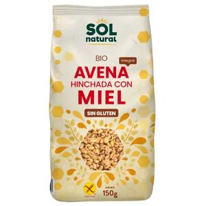 Sol Natural AVENA HINCHADA CON MIEL SIN GLUTEN BIO 150g Miel