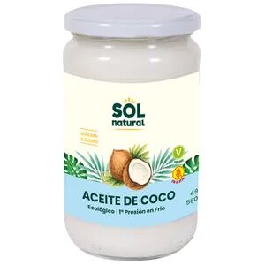 Sol Natural Aceite De Coco Virgen Extra Bio 580 ml