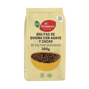El Granero Integral Bolitas de Quinoa con Agave y Cacao Bio 300g