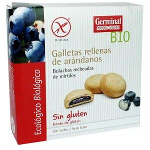 Germinal Eco Bio Galletas Rellenas de Arándanos Sin Gluten Bio 200g Arándano