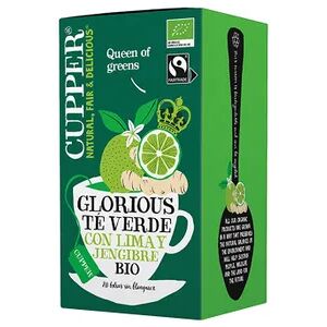 Cupper Green Tea Lime & Ginger Bio 20 Infusiones