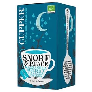 Cupper Infusión Snore & Peace Bio 20 Infusiones