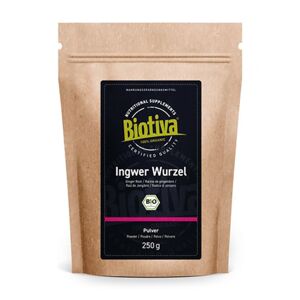 Biotiva Jengibre en polvo BIO, 250 g