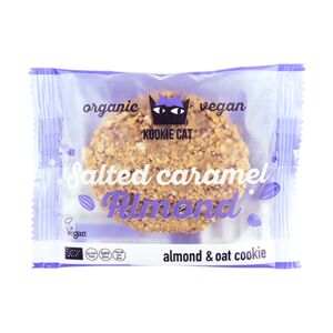 Smart Organic BIO Kookie Cat galleta - caramelo salado y almendras, 50 g