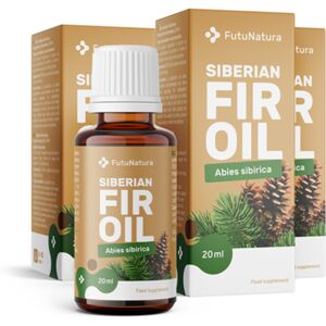 FutuNatura 3x Aceite de abeto siberiano, en total 60 ml