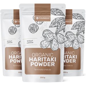 FutuNatura 3x Haritaki BIO en polvo, en total 600 g