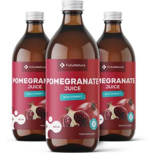 FutuNatura 3x Jugo de granada, en total 1500 ml