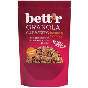 Smart Organic BIO Granola – frutos del bosque y coco, 300 g