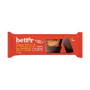 Smart Organic BIO Nut Butter Cups – mantequilla de cacahuete y chocolate, 3 x 13 g