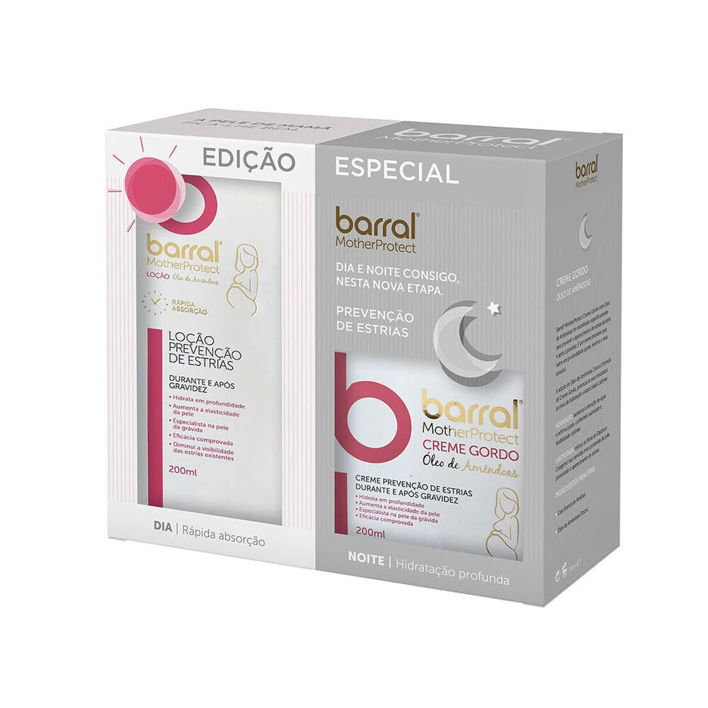 Barral MotherProtect Pack Prevención Estrías Día y Noche