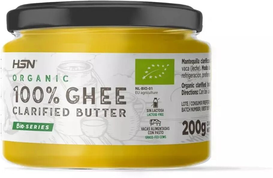 HSN 100% ghee mantequilla clarificada bio - 200g