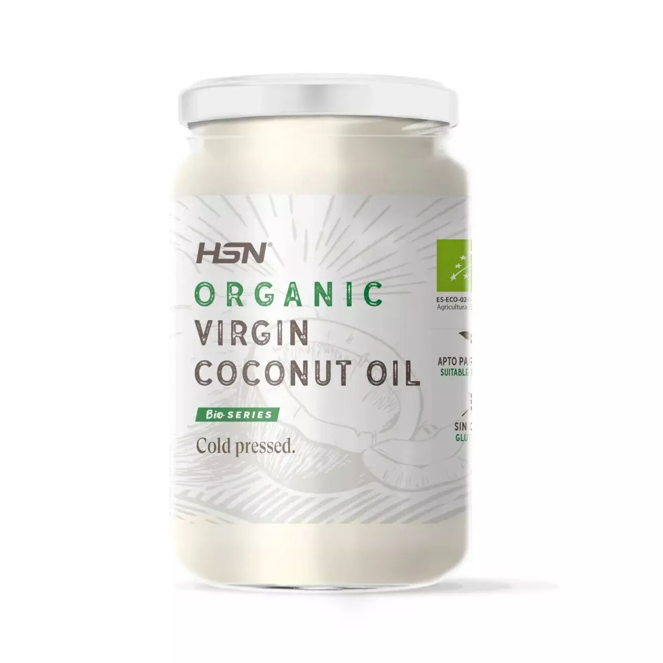 HSN Aceite de coco orgánico virgen - 400g