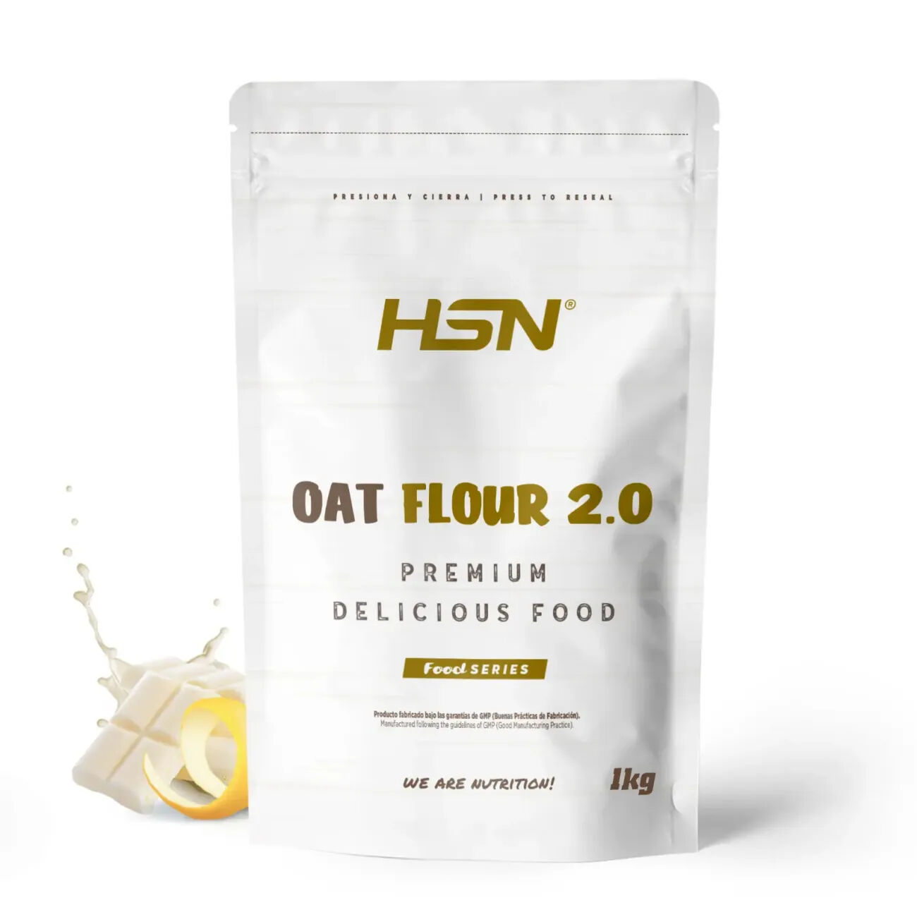 HSN Harina de avena instantánea 2.0 1kg chocolate blanco y limón