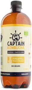 Captain Kombucha TÉ KOMBUCHA BIO-ORGÁNICO PINEAPPLE PEACH SPLASH 1000ml Piña-Melocotón