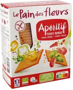 Le Pain Des Fleurs Pan Crujiente Bio Aperitivo Tomate Paprika Sin Gluten 150g