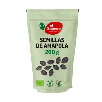 El Granero Integral Semillas De Amapola Bio 200g