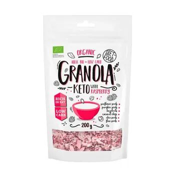 Diet Food Granola Keto Con Frambuesa Bio 200g