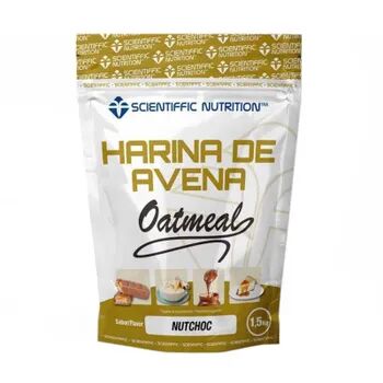Scientiffic Nutrition Harina de Avena Integral Micronizada 1.5 Kg Chocolate-Nueces
