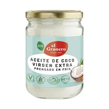 El Granero Integral Aceite De Coco Virgen Extra Prensado En Frío Bio 400 ml