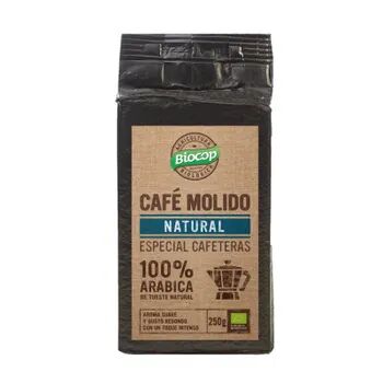 Biocop Café Molido Descafeinado 100% Arabica Bio 250g