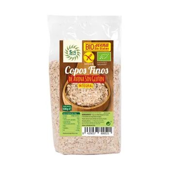 Sol Natural COPOS DE AVENA INTEGRAL FINOS SIN GLUTEN BIO 500g