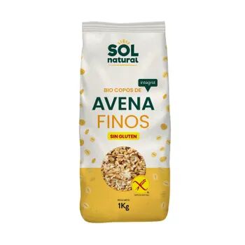 Sol Natural COPOS DE AVENA INTEGRAL FINOS SIN GLUTEN BIO 1kg