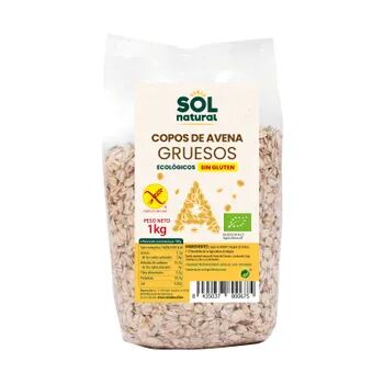 Sol Natural COPOS DE AVENA INTEGRAL GRUESOS SIN GLUTEN BIO 1kg