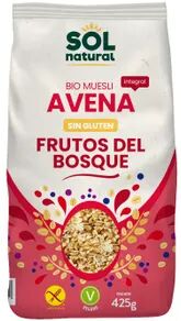 Sol Natural MUESLI AVENA FRUTOS DEL BOSQUE SIN GLUTEN BIO 425g Frutas del Bosque