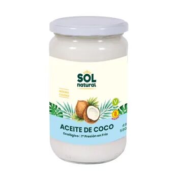 Sol Natural Aceite De Coco Virgen Extra Bio 580 ml