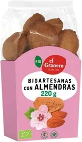 El Granero Integral Galletas Bioartesanas Almendra 220g