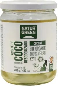 NaturGreen Aceite De Coco Desodorizado Bio 400g