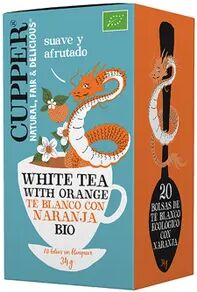 Cupper White Tea With Orange Bio 20 Infusiones