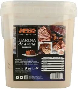 Mega Plus Harina De Avena 2 Kg Miel